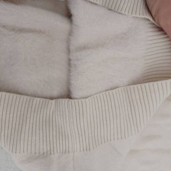 SweatyRocks Y2k Women's Basic Mock Turtleneck Long Sleeve Pullover Ribbed Large - Picture 6 of 8